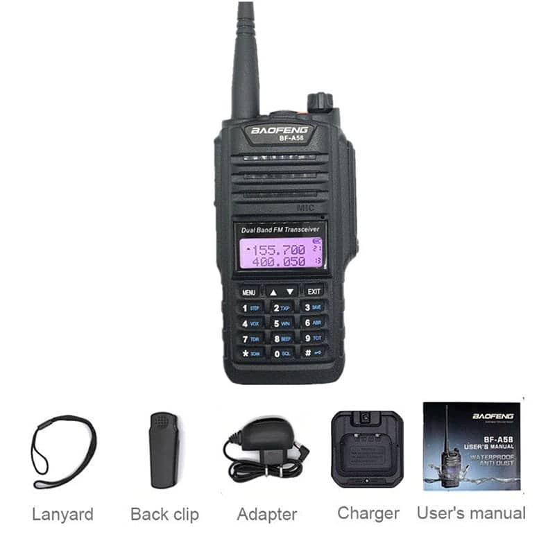Walkie Talkie | Wireless Set Official Baofeng BF-A-58 Two Way Radio 10
