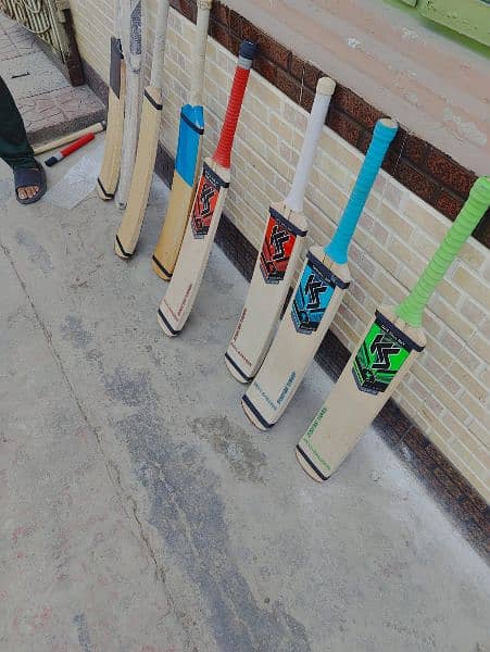 Best quality tapeball cricket bats for sale (free delivery all pak) 5