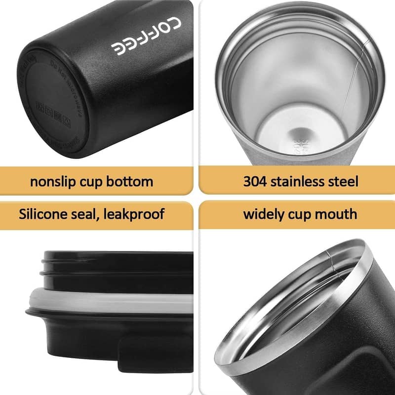 Travel Coffee Mug Stainless Steel 380ml & 510ml 4