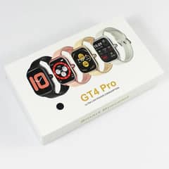 Smartwatch GT4 Pro HD Full Touch Screen 2 Straps BT Music Calling Relo