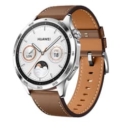 Huawei Watch GT 4 with Brown Leather Strap 46mm