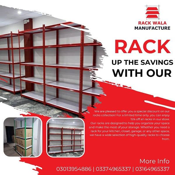 Wall Rack/ Rack / Super Store Rack/ Pharmacy Rack/ Warehouse Rack 3
