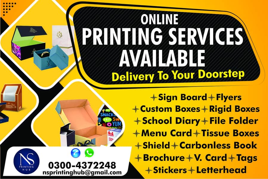 printing services/Signboard/sticker/bag/diary/flyer/Rigid Box/t-shirts 0