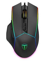 T-DAGGER Camaro T-TGM306 RGB Gaming Mouse Adjustable Weight with Box 0