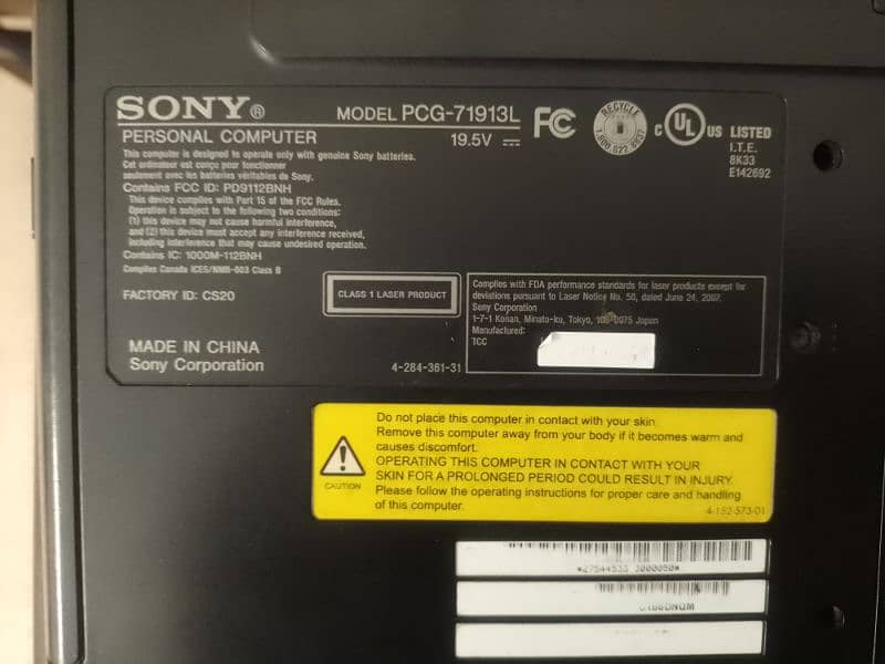Sony Vaio Laptop Core i5 10