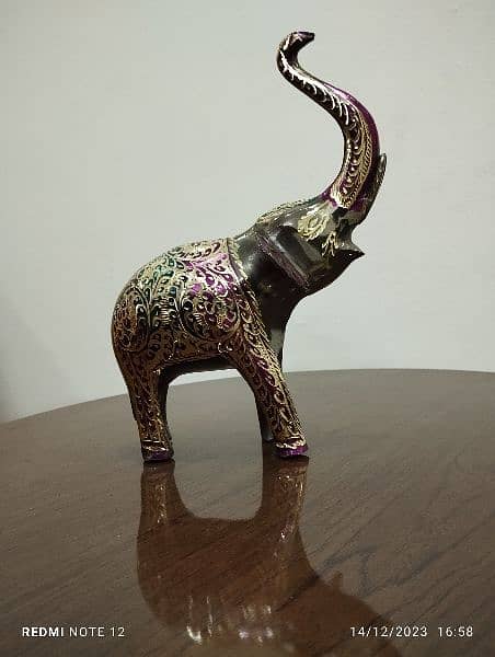 Brass Elephant Showpiece. 15