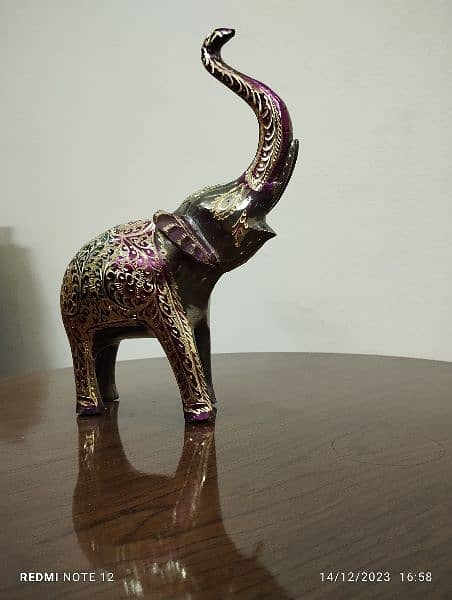 Brass Elephant Showpiece. 16