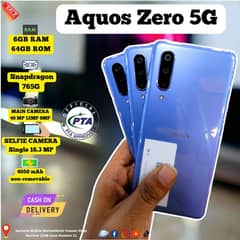 Sharp Aquos Zero 5G, 64GB Storage, 6GB RAM, Snapdragon 765G