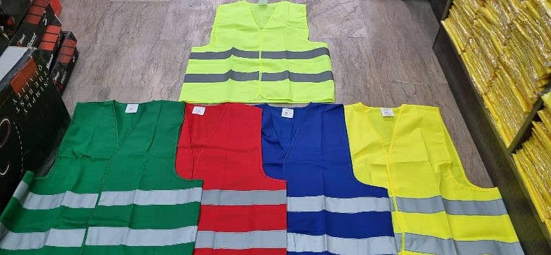 Safety Vest Jackets Reflective Strips Vest 120GMS 3