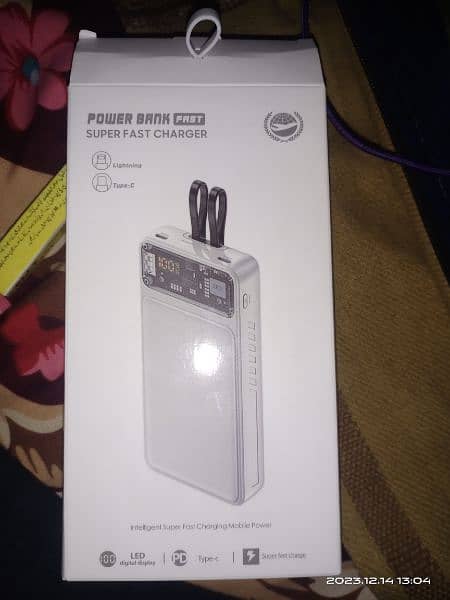 20,000 Mah Powerbank+Gift micro original cable 2