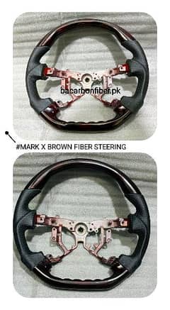 Mark X Hydro Dip Forged Carbon Fibre Steering 0