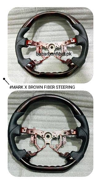 Mark X Hydro Dip Forged Carbon Fibre Steering 2