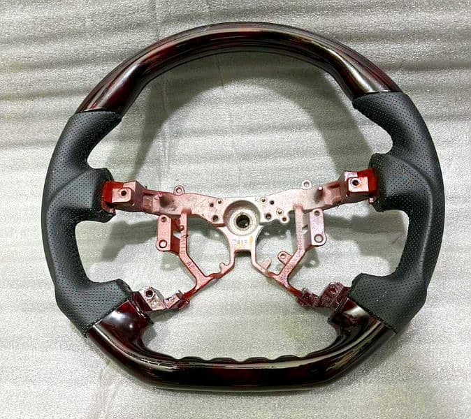 Mark X Hydro Dip Forged Carbon Fibre Steering 3