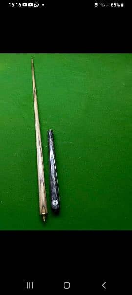 Handmade one two and three piece quarter joint snooker cues Sticks 3