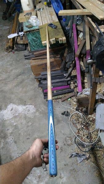 Handmade one two and three piece quarter joint snooker cues Sticks 7