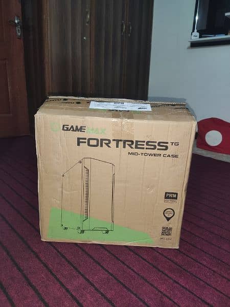 Gamemax Fortress TG Mid Tower Black (Tempered Glass) ATX Gaming Case 2