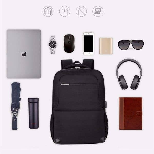 Laptop Backpack, 15.6"  Imported Waterproff, Travel Bag 10