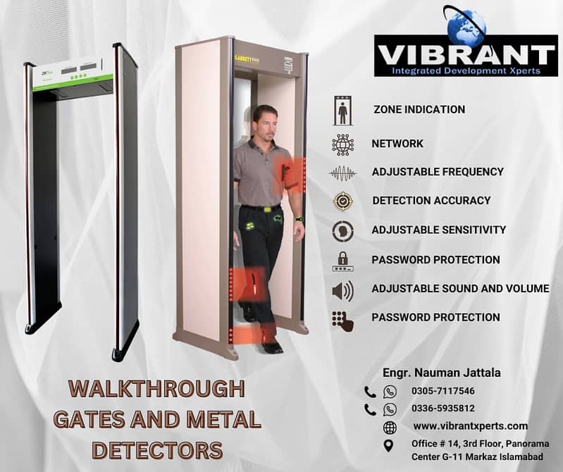 PD 6500i Walk Through Metal Detector Gate 0