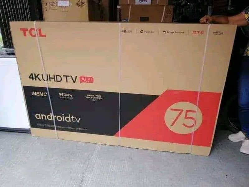 75 INCH LED TV ANDROID TV LATEST MODEL 3 YEAR WARRANTY 03044319412 1