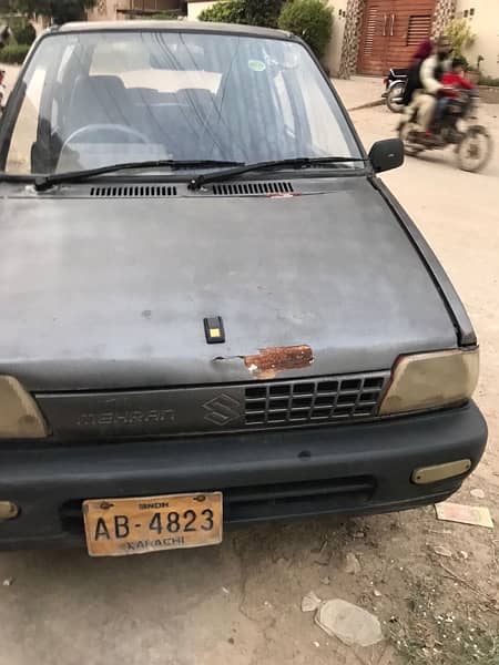 Suzuki Mehran VX Cng Model 1995 Grey Colour . 11