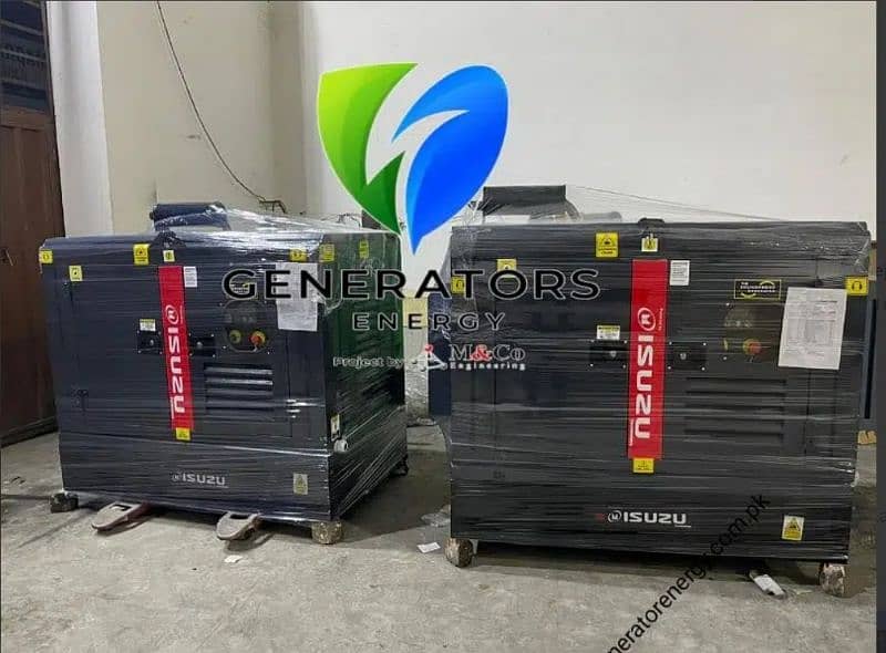 Generators 15kva to 100KVA ISUZU Generator with Canopy Branded 6