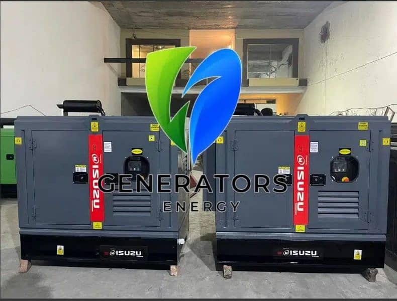Generators 15kva to 100KVA ISUZU Generator with Canopy Branded 7