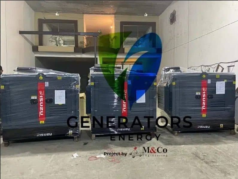 Generators 15kva to 100KVA ISUZU Generator with Canopy Branded 9