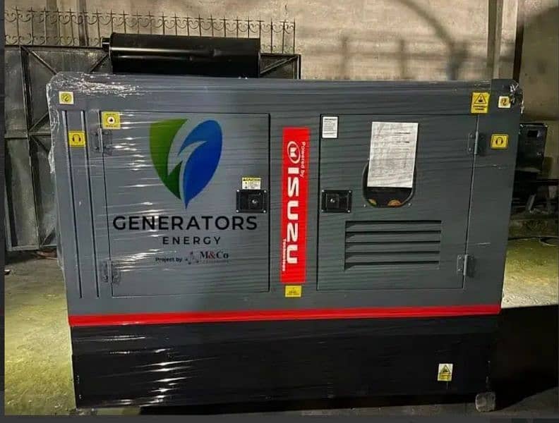 Generators 15kva to 100KVA ISUZU Generator with Canopy Branded 12