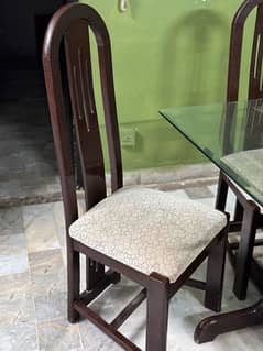 dinning table 6 chair solid wood