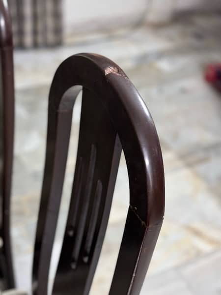 dinning table 6 chair solid wood 3