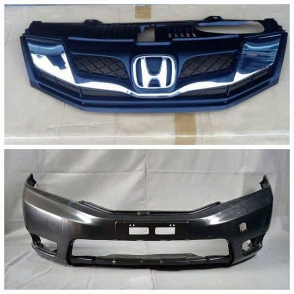 Bumper honda city 2015 Grill FILTER Brake Disc pad Plug Toyota civic 1