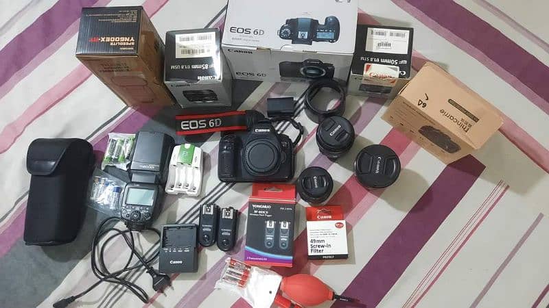 Canon 6d Full frame Camera with all accessories 2