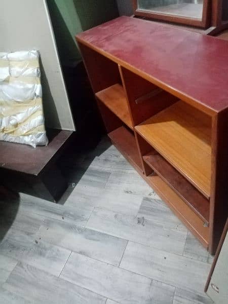 Pure T Wood Office Shelf – Excellent Condition with 4 Storage Sections 2