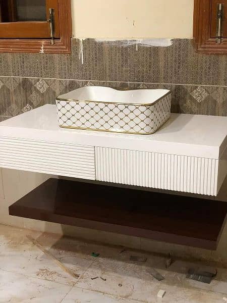 Corian vanities 9