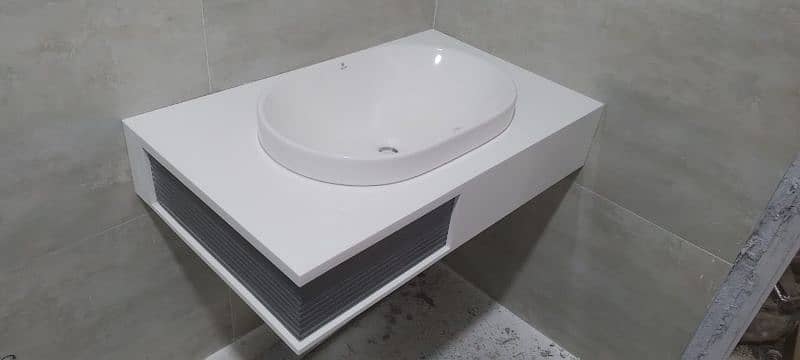 Corian vanities 7