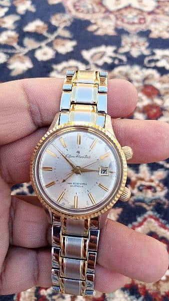 Vintage Citizen Alarm Date ALDT 51301 ay 21 JEWELS Manual winding. 2