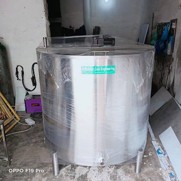 MILK BOILER | MILK CHILLER | MIXER TANK | STEEL COUNTER | FARIMALL PK 1