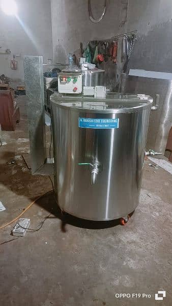 Milk Boiler | Milk Chiller | Mixer Tank| Steel Counter | Rc Group 13