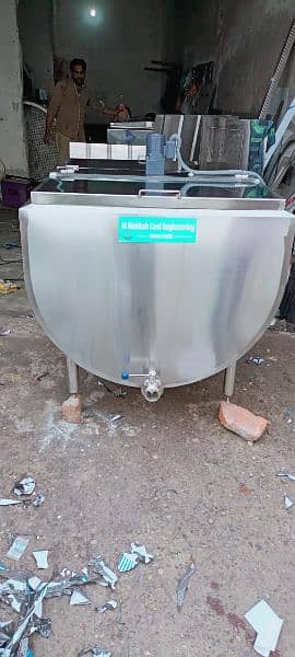 MILK BOILER | MILK CHILLER | MIXER TANK | STEEL COUNTER | FARIMALL PK 15