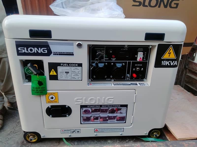 Generators 10 KVA Petrol n Gas Soundproof Generator 0