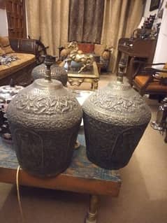 classic antique copper mughal art crafted lamps what's app 03071138819