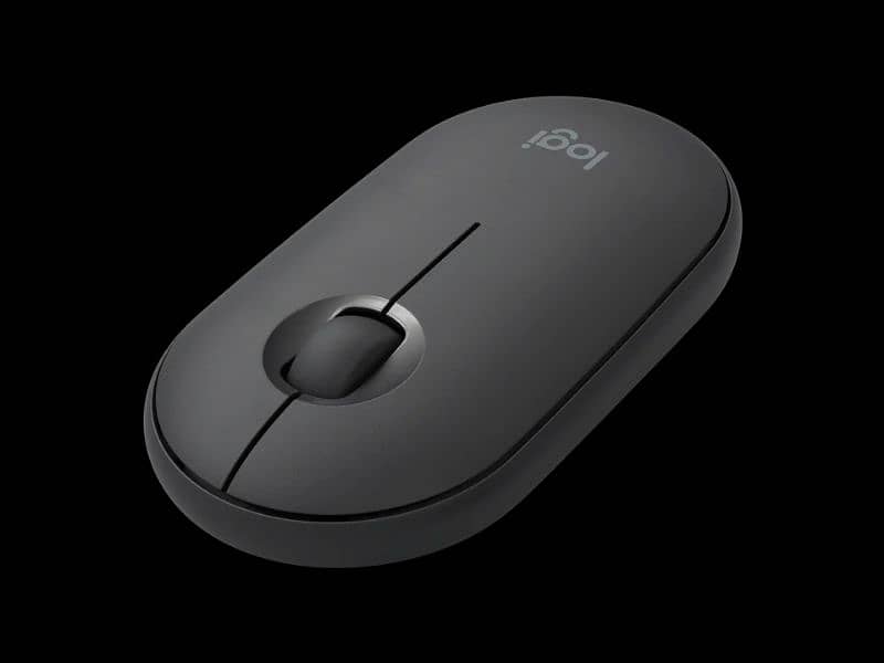 Logitech Pebble M350 Wireless Mouse (Graphite) 0