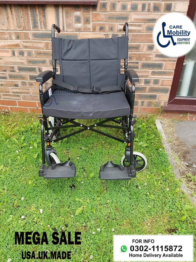 Folding Wheelchair/UK Import Patient Wheelchair/Medical Wheelchair 7