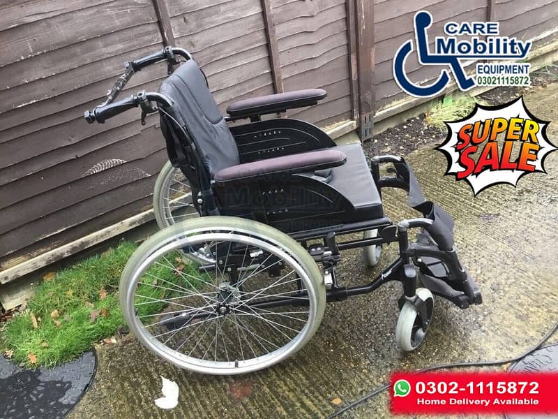 Folding Wheelchair/UK Import Patient Wheelchair/Medical Wheelchair 16