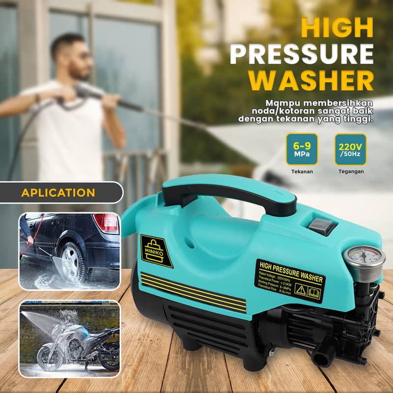 New) Industrial High Pressure Car Washer - 210 Bar, induction Motor 4