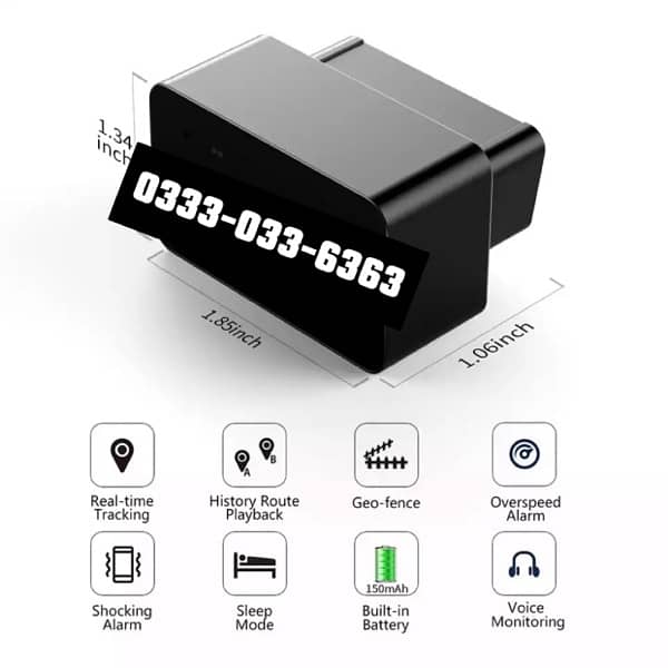 Car Tracker Pta approved Mini OBD GPS Voice Monitor mobile app and sms 1