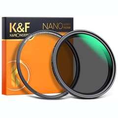 K&F Concept 72mm Lens Filter | ND2-32 |  Magnetic Variable | 0