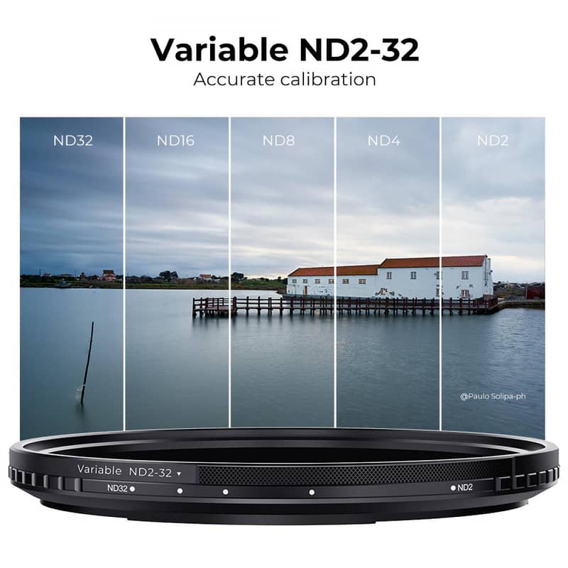 K&F Concept 72mm Lens Filter | ND2-32 |  Magnetic Variable | 6
