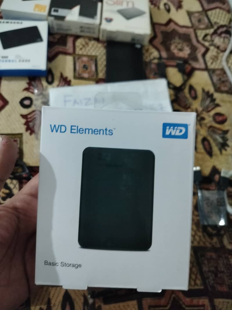 WD Portable External Harddisk Case USB 3.0 Box Hard Disk Drive HDD 3