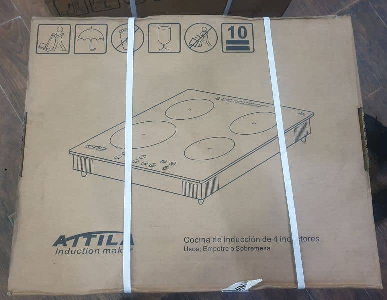 ATTILA Aura+ 4 burner Induction cooker and hot plates- 03007420777 4